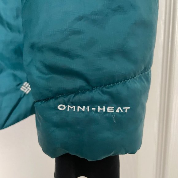 Columbia Women's Jacket L Interchange Omni-Heat Puffer Emerald Great Condition! - Picture 11 of 14